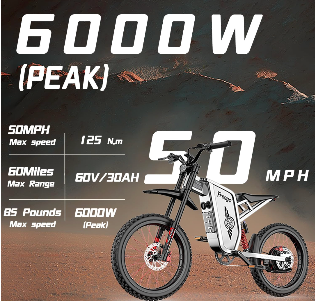 Freego All-terrain Mountain Off-road Bike X2 Pro